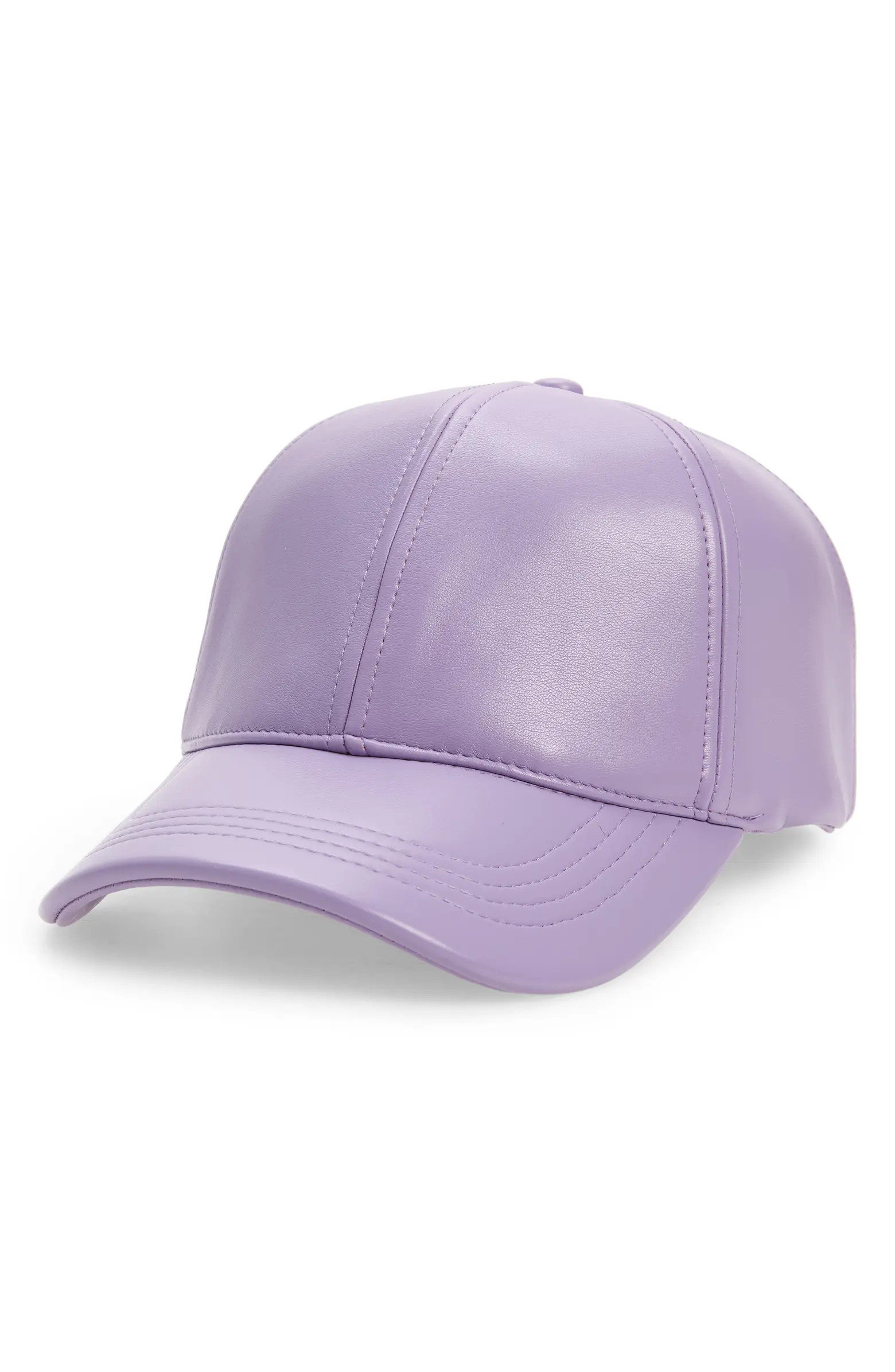 Stand Studio Cia Faux Leather Baseball Cap | Nordstrom | Nordstrom