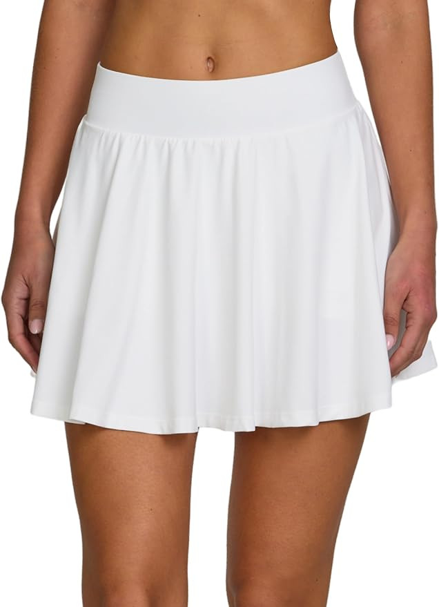 Spyder Women's Pleated Athletic Skort – Tennis, Golf & Pickleball High-Waisted Skirt | Built-in... | Amazon (US)