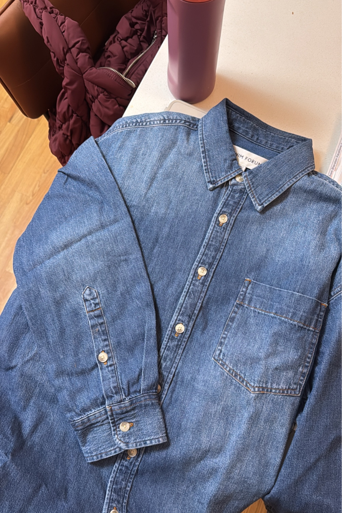 the perfect denim shirt. Perfect wash, subtle details, good quality, slightly oversized. I got a small!

#LTKStyleTip #LTKFindsUnder100 #LTKMostLoved