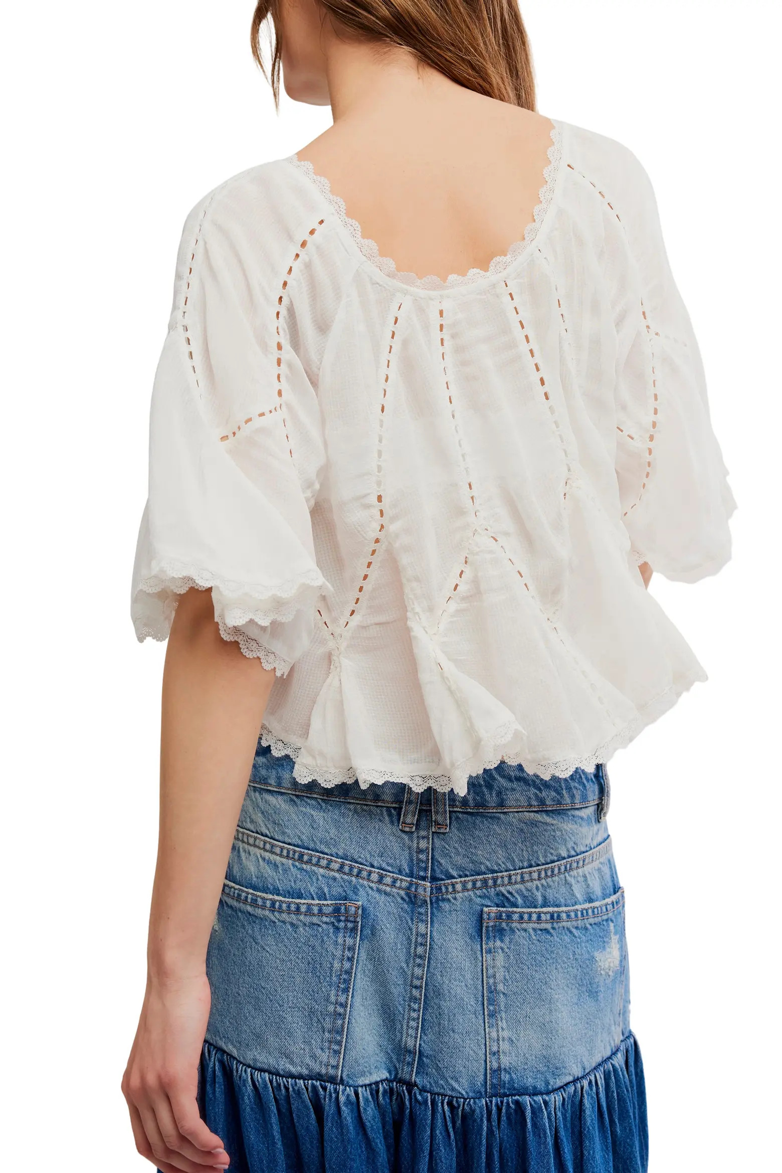 Michelle Lace Trim Top (Women) | Nordstrom | Nordstrom
