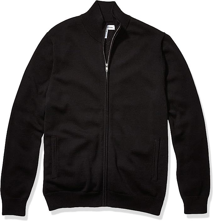 Amazon Essentials Men's Full-Zip Cotton Sweater | Amazon (US)