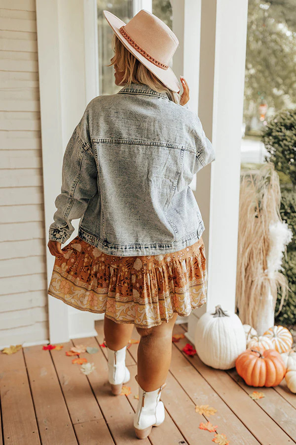 Epic Days Denim Jacket Curves | Impressions Online Boutique