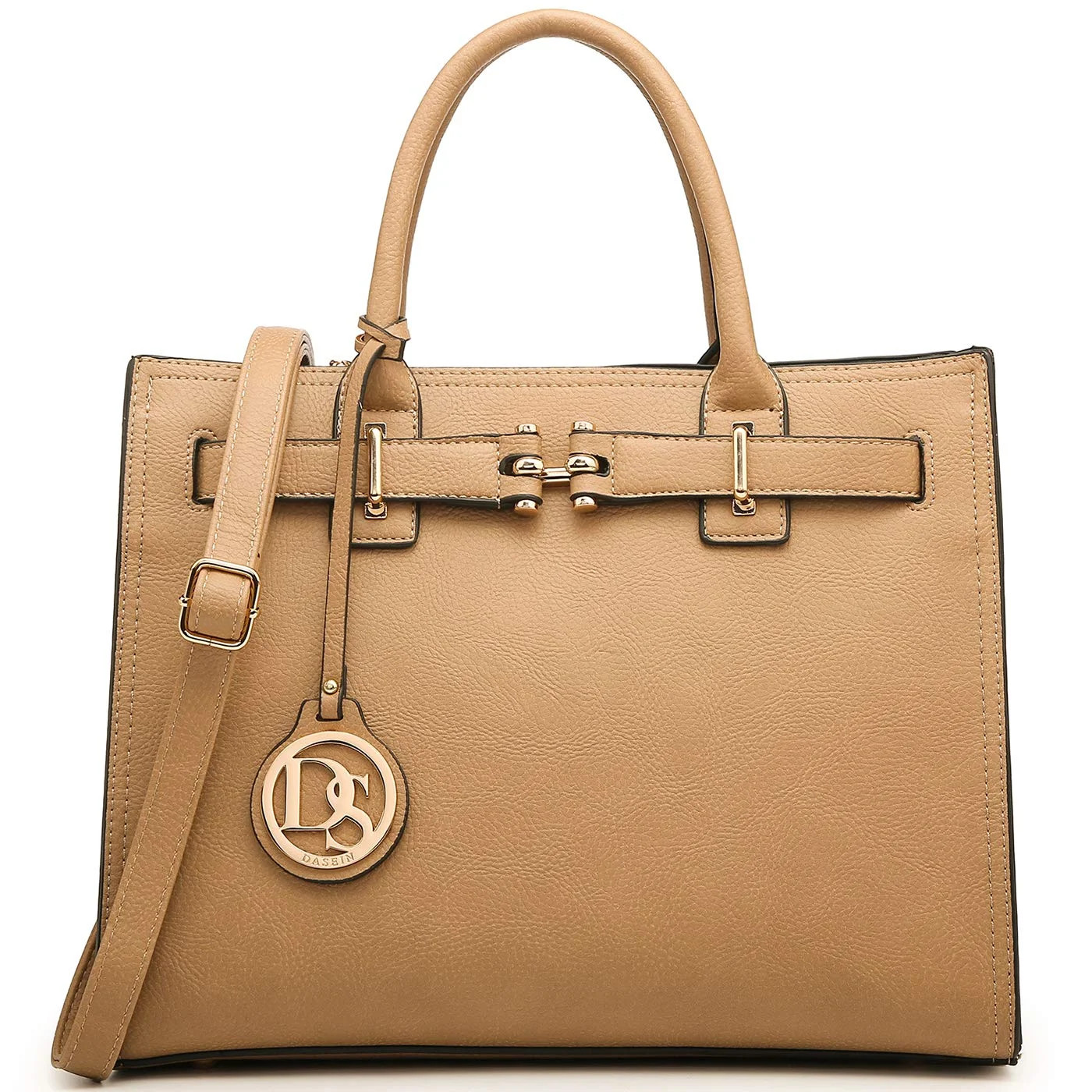 Dasein Women Satchel Purses Handbags Belted Top-handle Work Tote Shoulder Bags with Long Strap | Walmart (US)