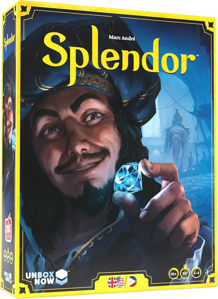 Splendor Board Game (Packaging May Vary) - Master The Art of Wealth and Prestige! - Engaging Gem ... | Amazon (US)