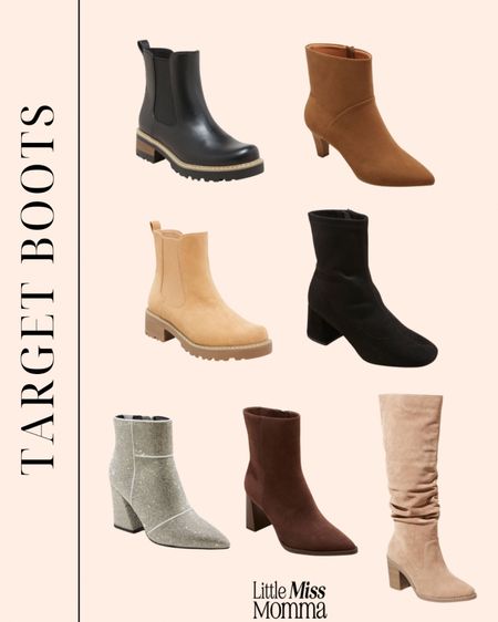 New boots for fall and winter from target, target style, boots for fall 

#LTKstyletip #LTKSeasonal #LTKfindsunder100