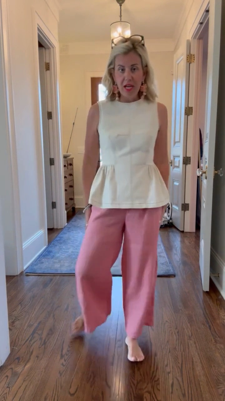 I absolutely love this peplum top! I have it in chocolate brown and it’s fabulous. These Somerset pull on pants are a win! 
Top & Pants - xs
Shoes - 8 

#LTKSaleAlert #LTKOver40 #LTKmomlife