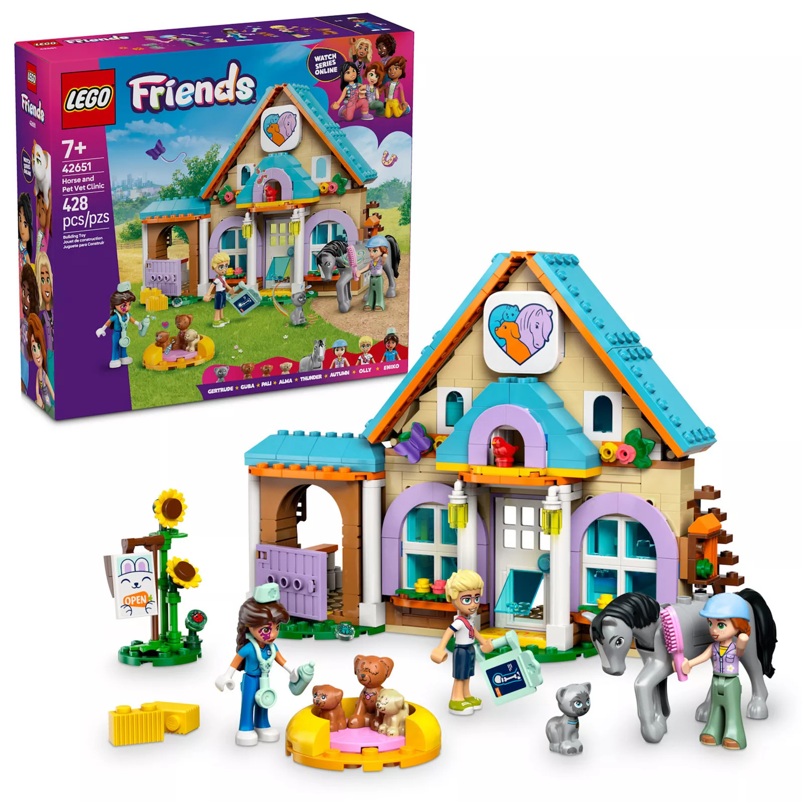 LEGO Friends Horse and Pet Vet Clinic Pretend Play Set 42651, Na | Kohl's