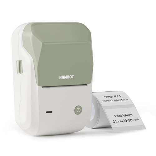 NIIMBOT B1 Label Maker Machine with 1 Roll Starter Tape, Bluetooth Label Printer Thermal Label St... | Amazon (UK)