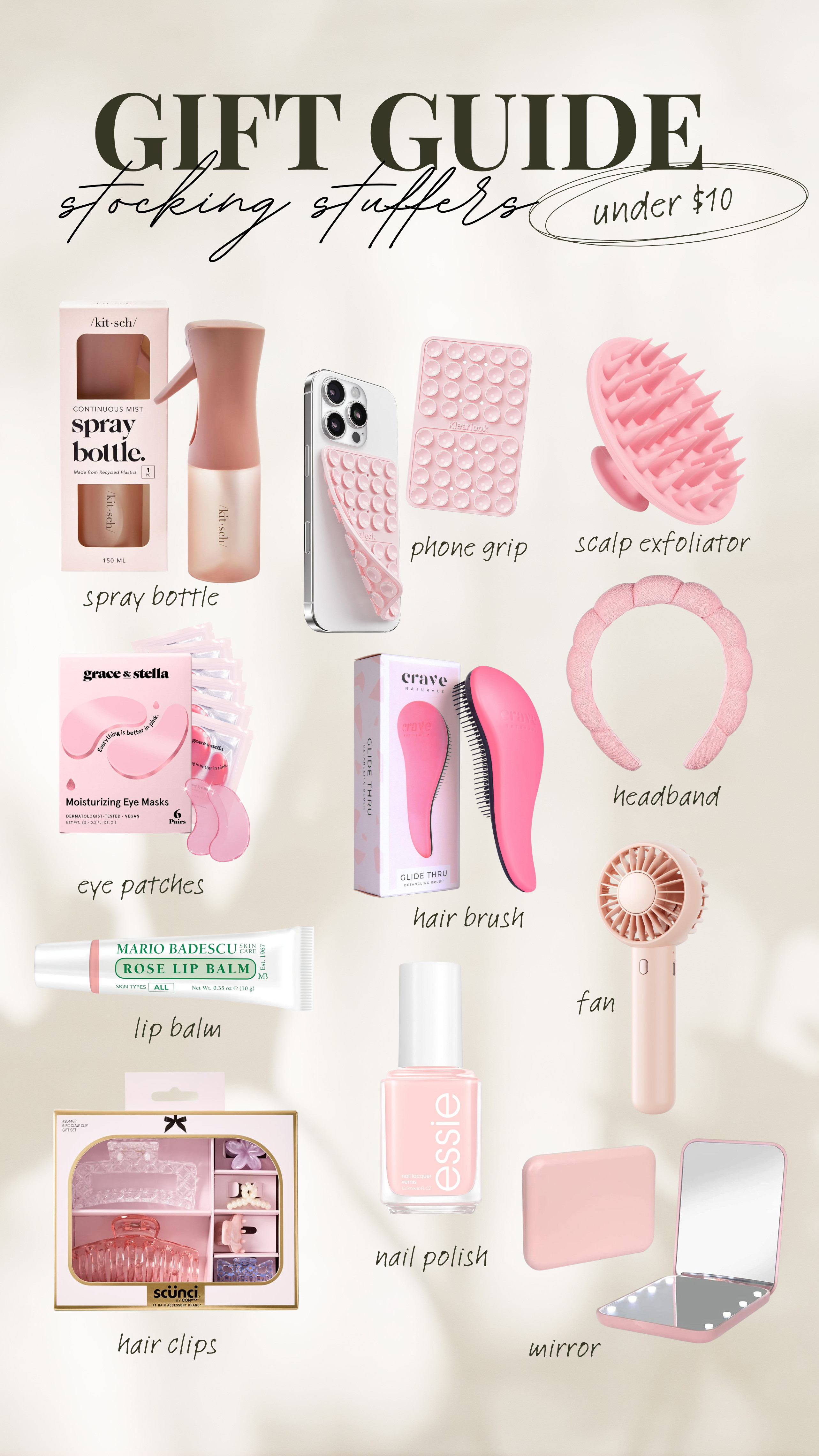 stocking stuffers for her under $10!

stocking stuffers, for her, under $10 

 #LTKGiftGuide #LTKHoliday