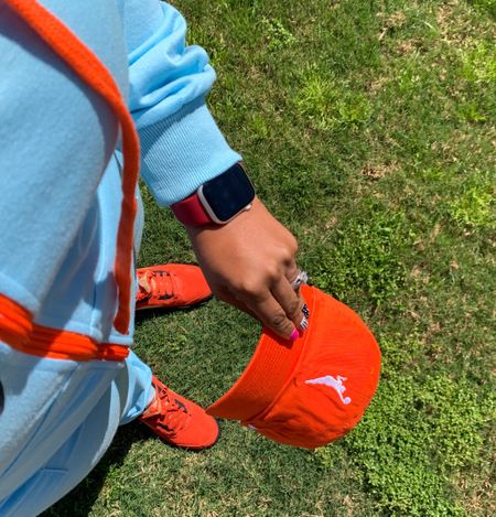 Finally found a hat to match my Orange Jordan’s, this WNBA hat. Comfy wear for Plants shopping. #Jordans #InmyJs #JoggingSuit #Shopping #Shoes #WNBA #NewReleases #Fashion 