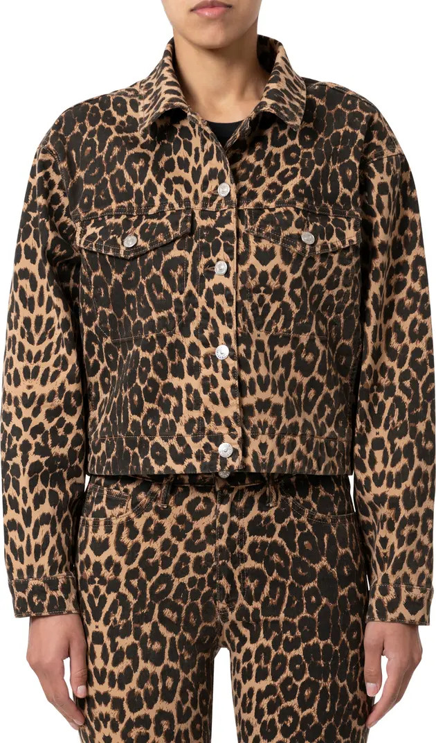 Mavi Jeans Maren Animal Print Denim Jacket | Nordstrom | Nordstrom