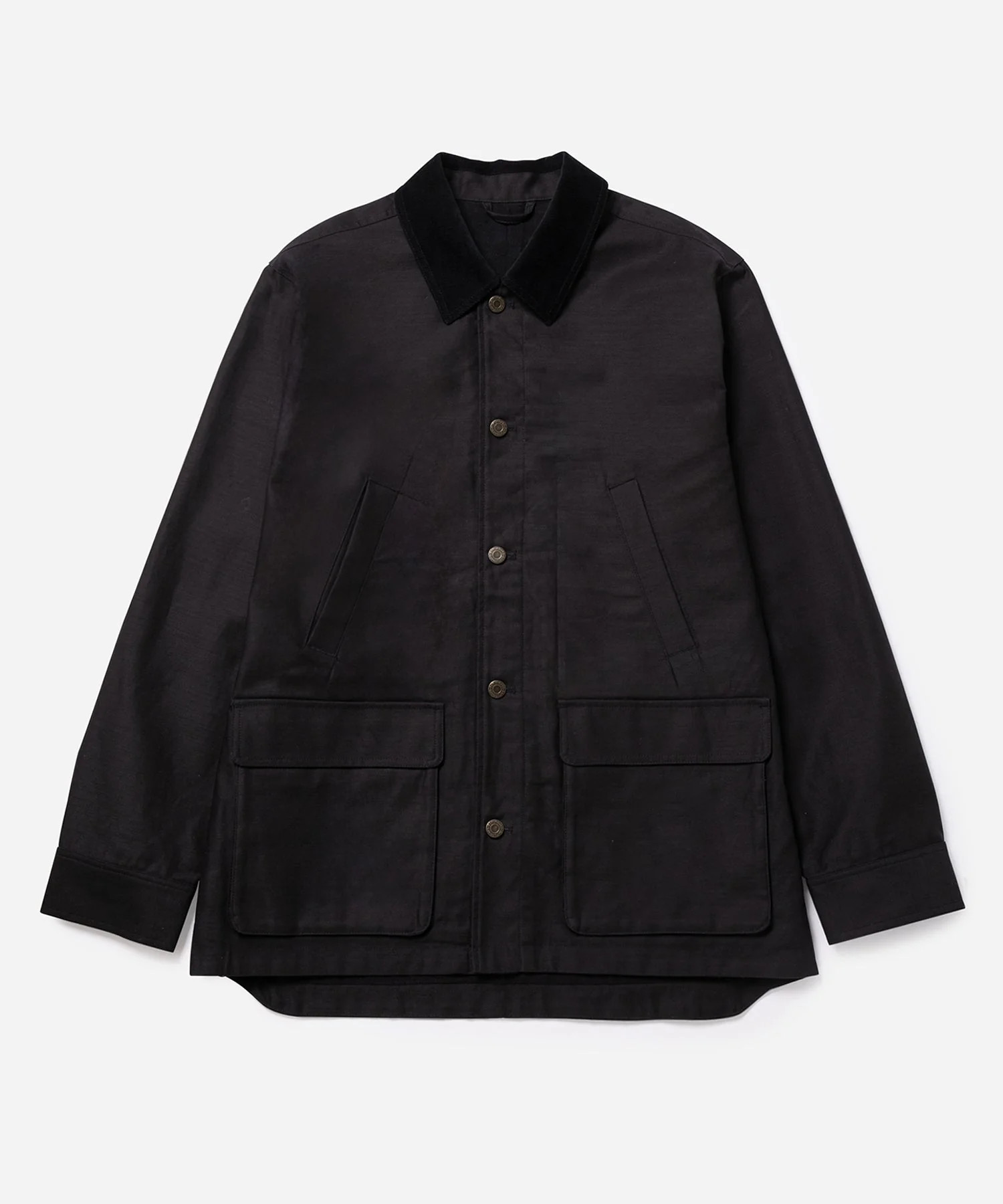 Lido Flannel Lined Chore Coat Black | Saturdays Surf LLC