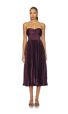 ASTR the Label Ascella Dress in Wine from Revolve.com | Revolve Clothing (Global)