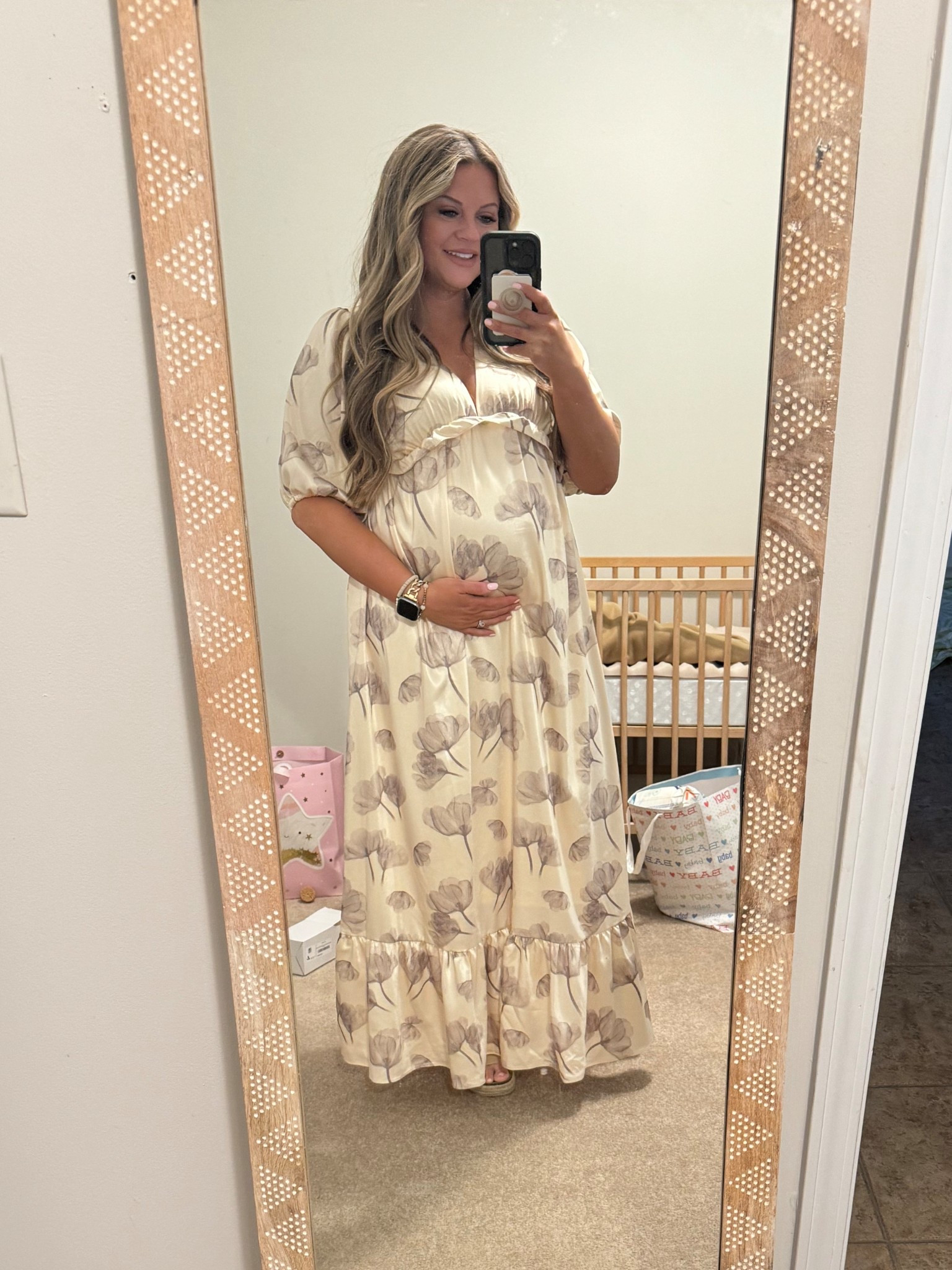 Baby shower dress! Pregnancy, maternity, bump friendly dress 🙌🏼 

#LTKBump