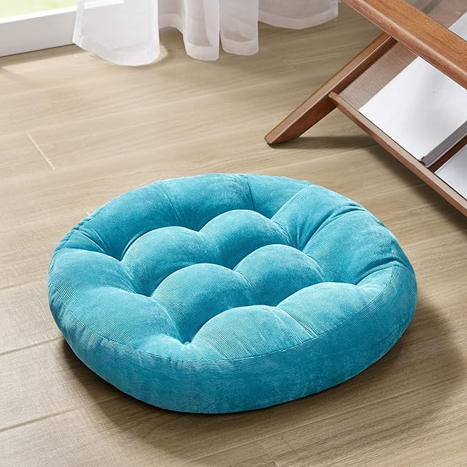 Degrees of Comfort Meditation Floor Pillow, Round Large Pillows Seating for Adults, Tufted Cordur... | Amazon (US)