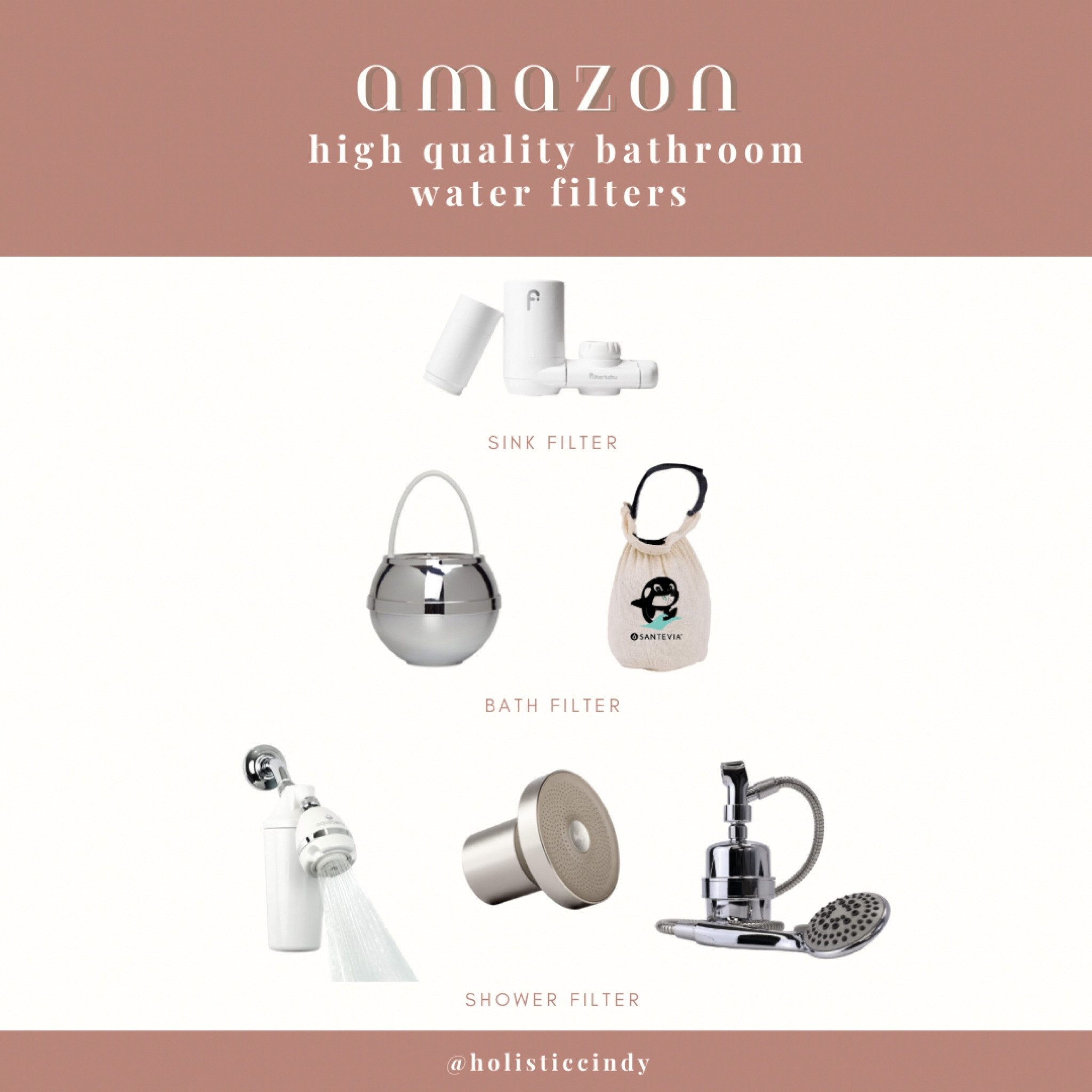 Elevate your daily routine with top-rated bathroom water filters 💦, designed to remove chlorine, heavy metals, sediment, and other impurities, leaving you with pure, refreshing water for your showers and taps. 🚿 Discover the best sink, bath, and shower water filter today and take a step towards a healthier, more sustainable, and non-toxic home 🌿 #affiliate

#LTKhome #LTKbeauty #LTKfamily