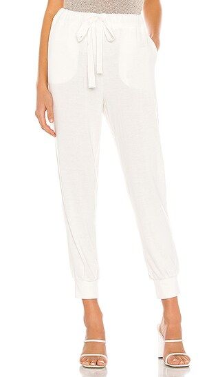 1. STATE Drawstring Cozy Knit Jogger in Soft Ecru from Revolve.com | Revolve Clothing (Global)