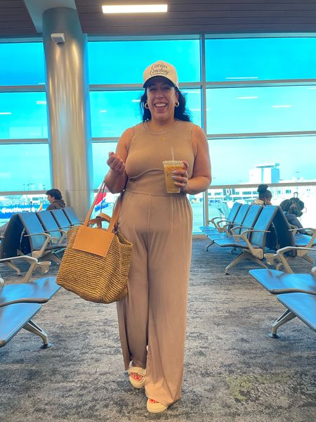 Travel outfit from Amazon for summer | midsize girl | jumpsuit from Amazon size XL 

#LTKFindsUnder100 #LTKMidsize #LTKTravel