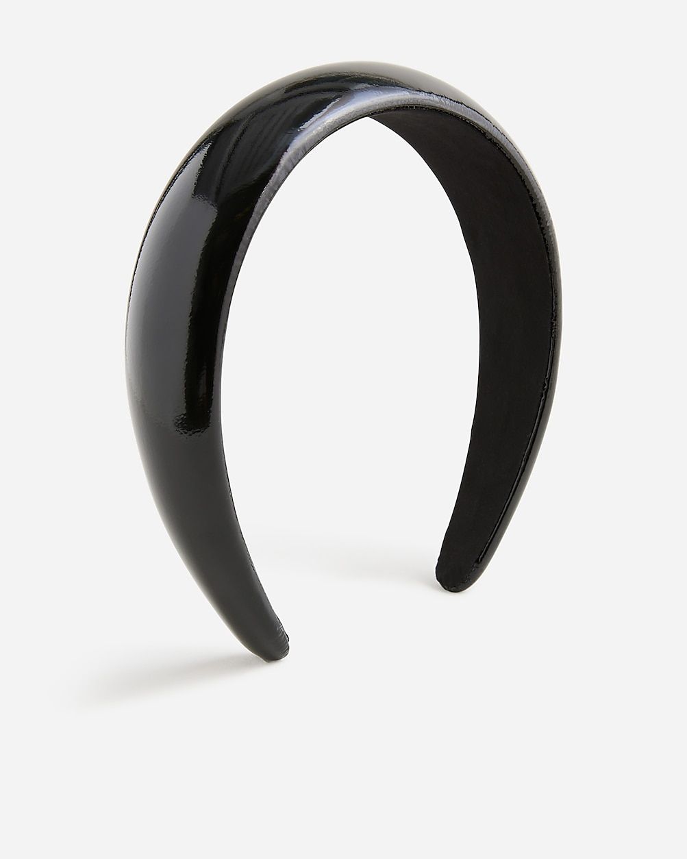 Oversized metallic leather headband | J.Crew US