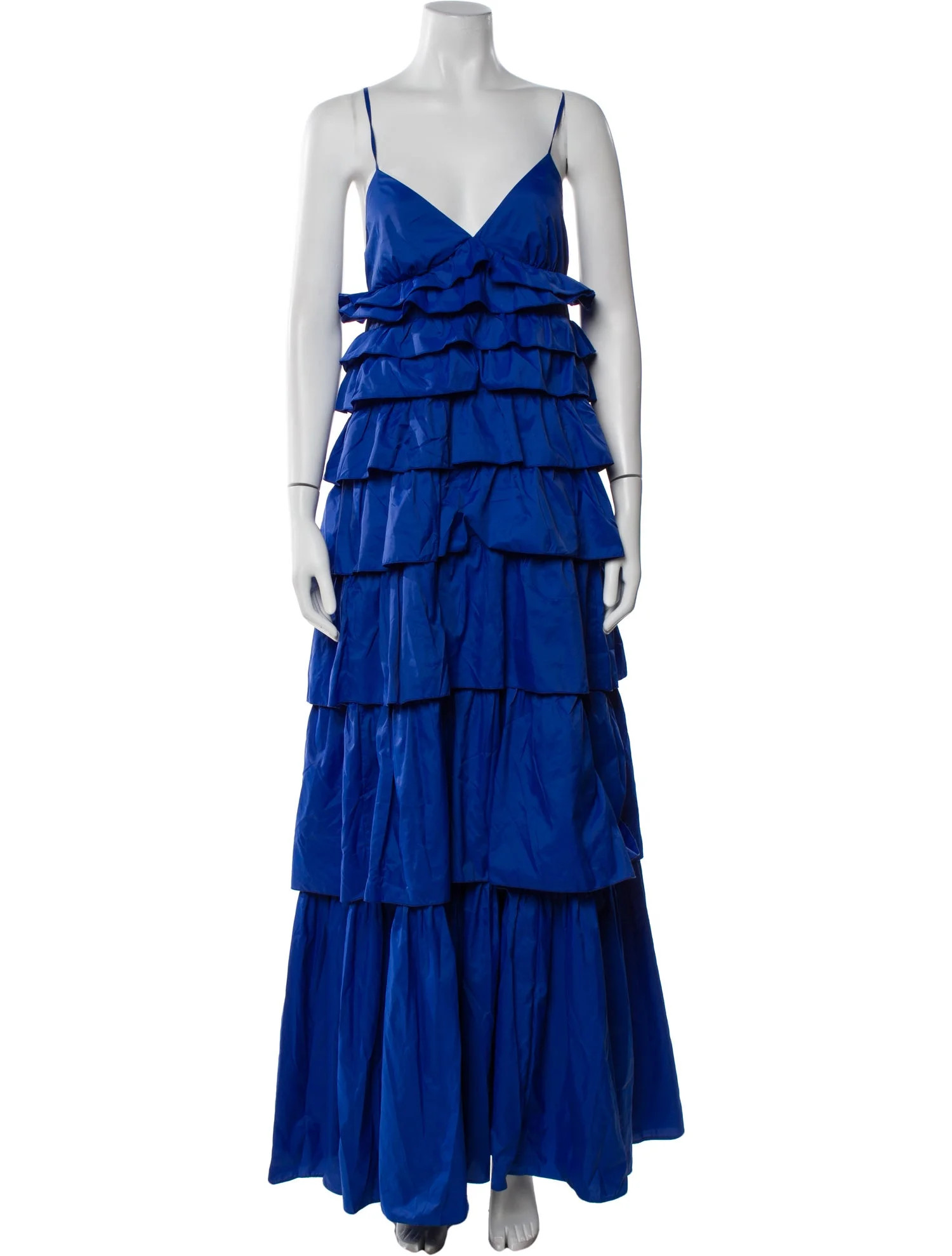 V-Neck Long Dress | The RealReal