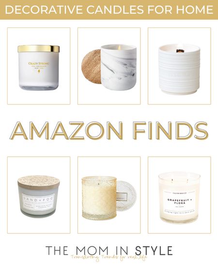 Amazon Home Finds - Decorative Candles ✨

amazon finds // amazon home finds // amazon decor // amazon home decor // affordable home decor // decorative candle // candle

#LTKunder50 #LTKhome #LTKFind