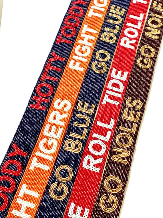 College Beaded Game Day Purse Straps | Etsy (US)