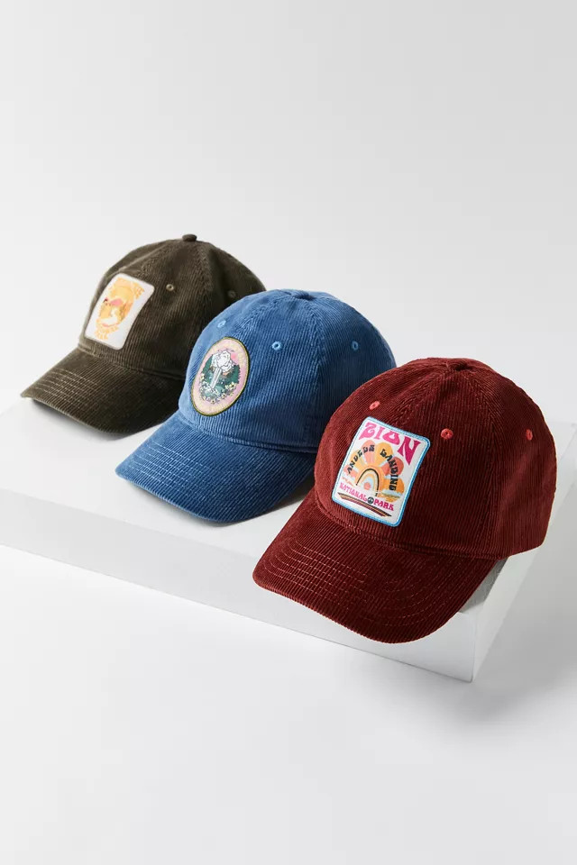 National Parks Corduroy Baseball Hat | Urban Outfitters (US and RoW)