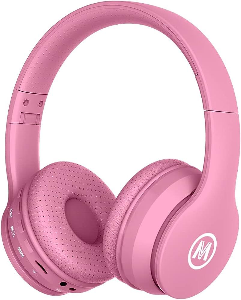 Mokata Headphones Bluetooth Wireless/Wired Kids Volume Limited 85 /110dB Over Ear Foldable Protec... | Amazon (US)