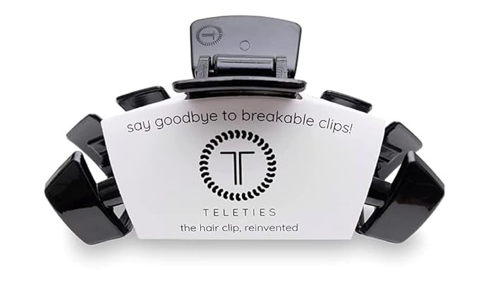 TELETIES - Tiny Hair Clip - Strong Grip, Bendable Teeth, Comfortable Curved Design - Ideal for Th... | Amazon (US)