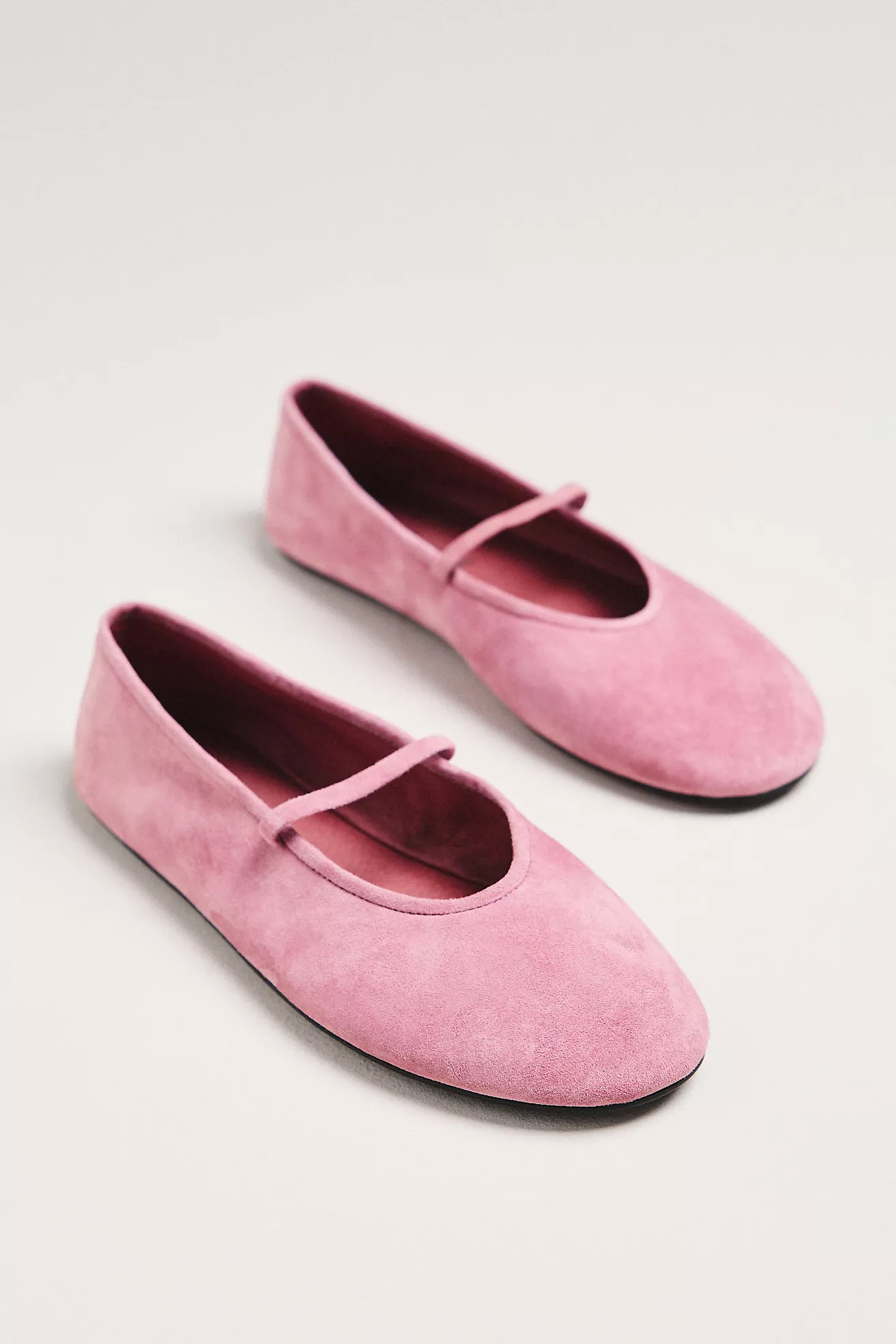 Jeffrey Campbell Dancerina Suede Ballet Flats | Anthropologie (US)