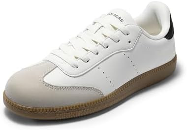 DREAM PAIRS Women's Tennis Sneakers Walking Flat Low-Top Casual Lace-Up Comfortable Nia Fashion S... | Amazon (US)