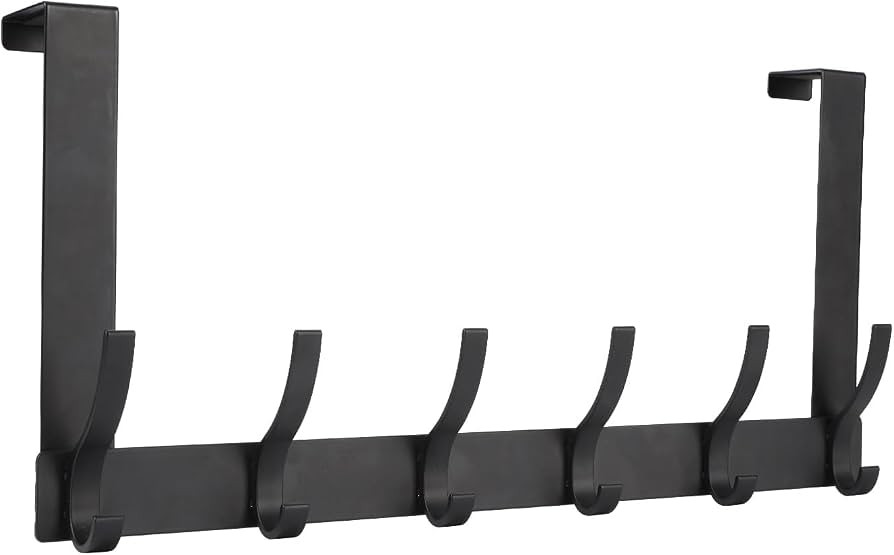 Optish Over The Door Hooks, Door Hanger Hooks for Hanging, Towel Racks for Bathroom with 12 Coat ... | Amazon (US)