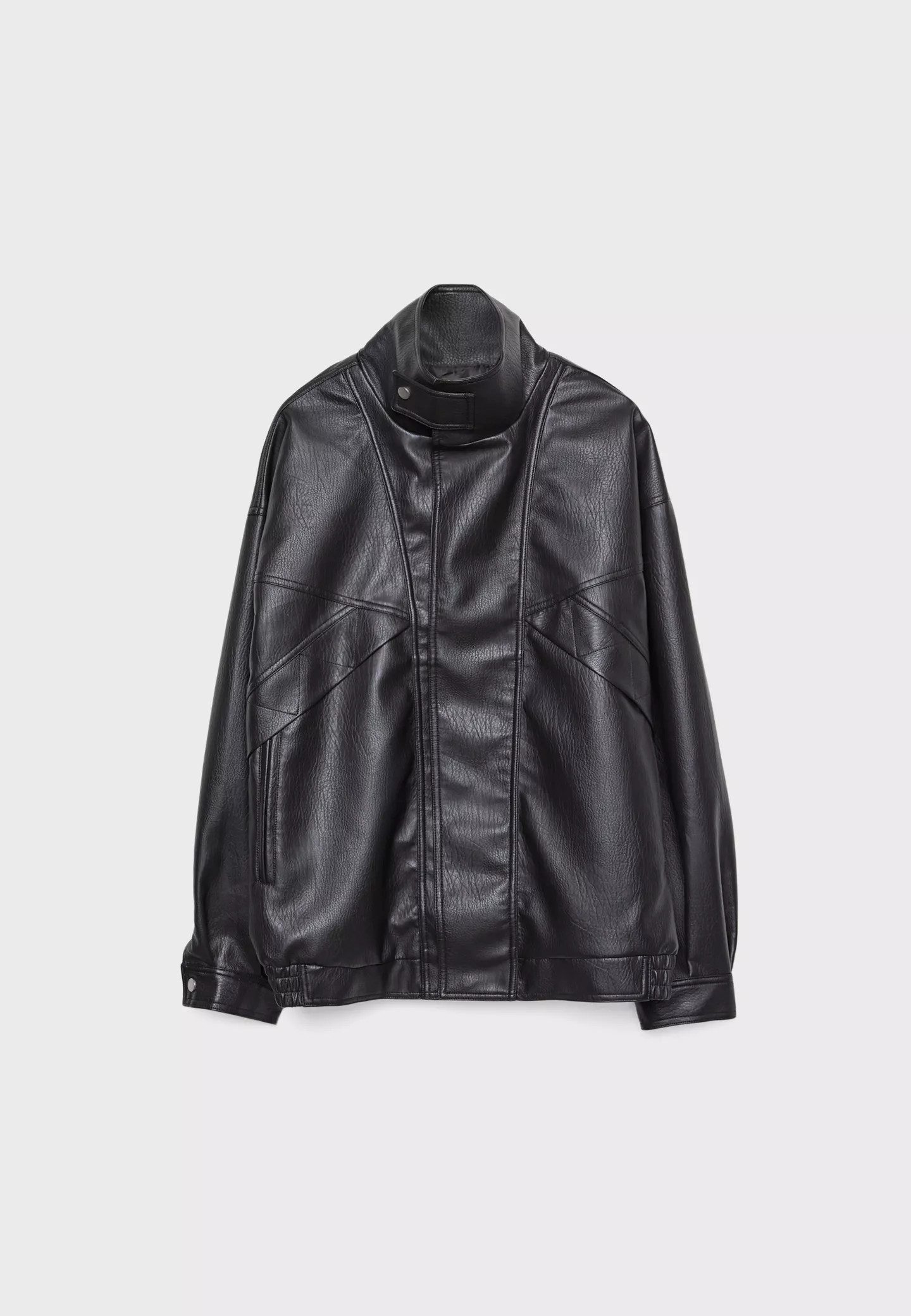 Veste oversize effet similicuir - STR Teen femme | Stradivarius France | Stradivarius (FR)