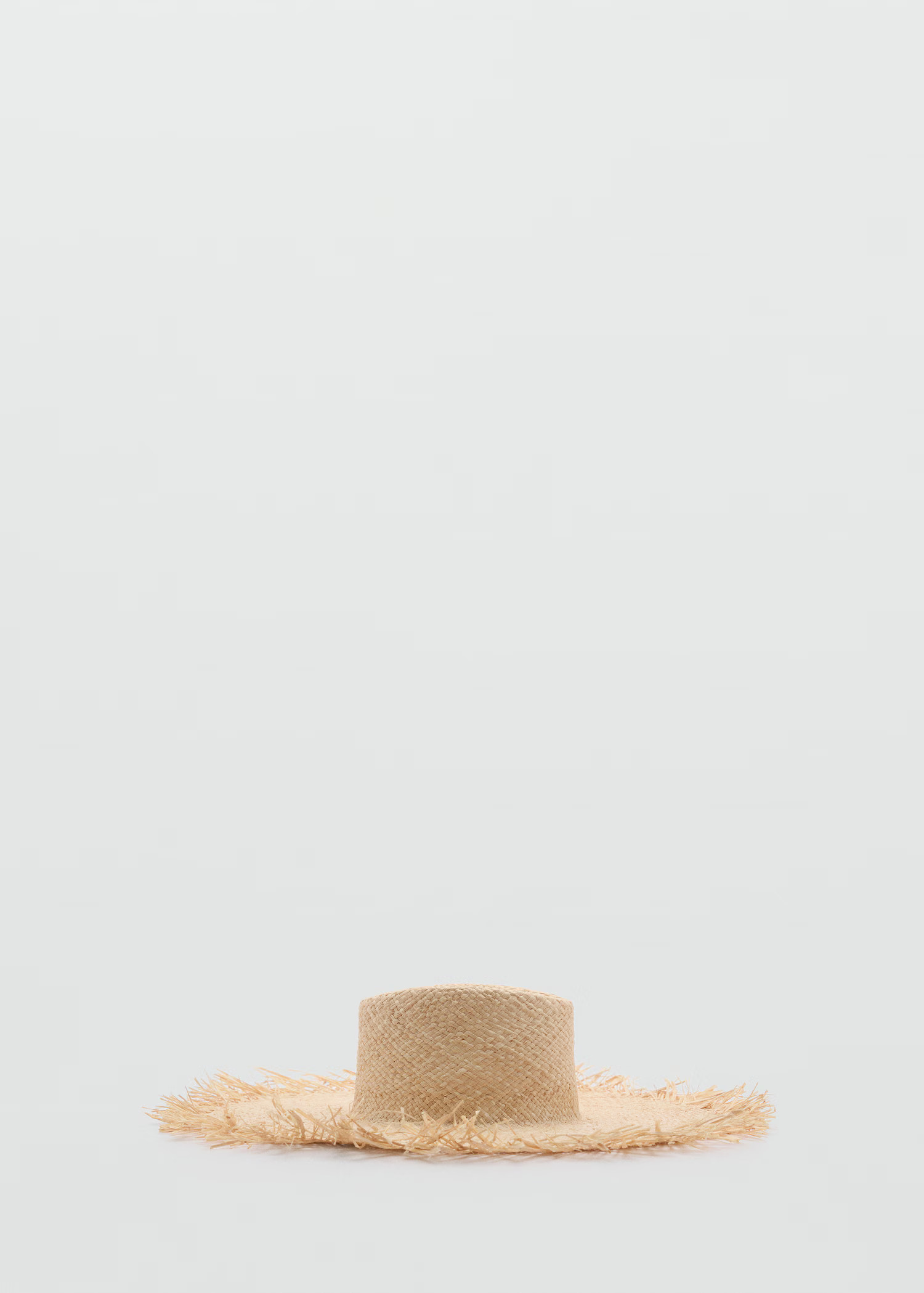 Natural fibre maxi hat - Women | MANGO USA | Mango (US/MX/AU)