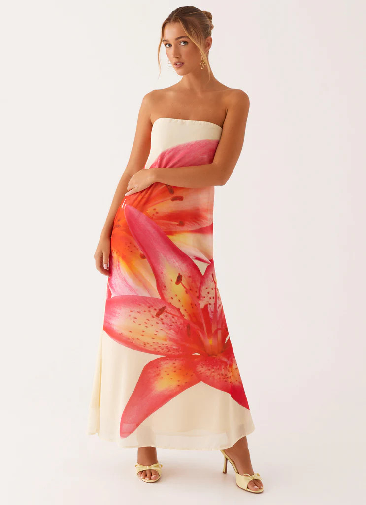 Darcy Maxi Dress - Yellow Floral | Peppermayo (Global)