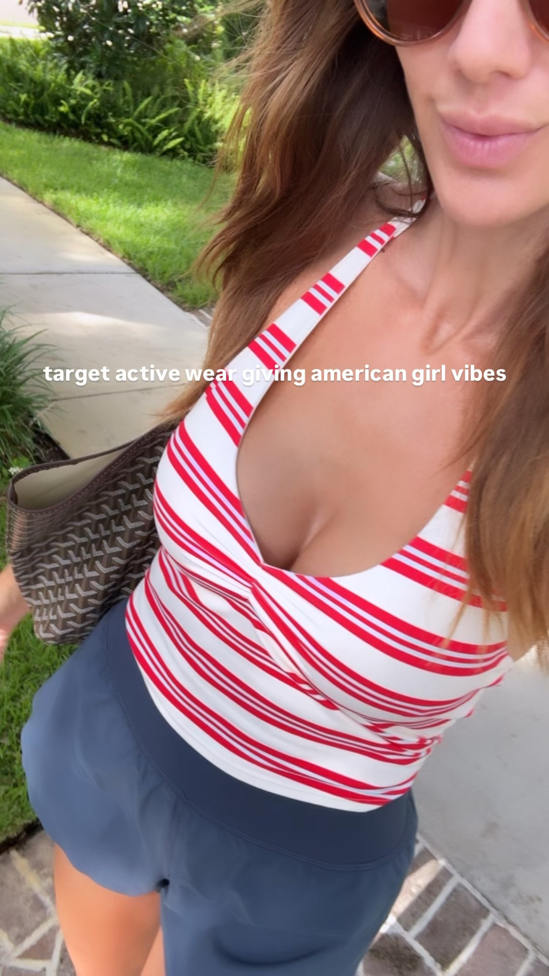 target active wear in red, white, blue

#LTKootd #LTKSeasonal #LTKOver40