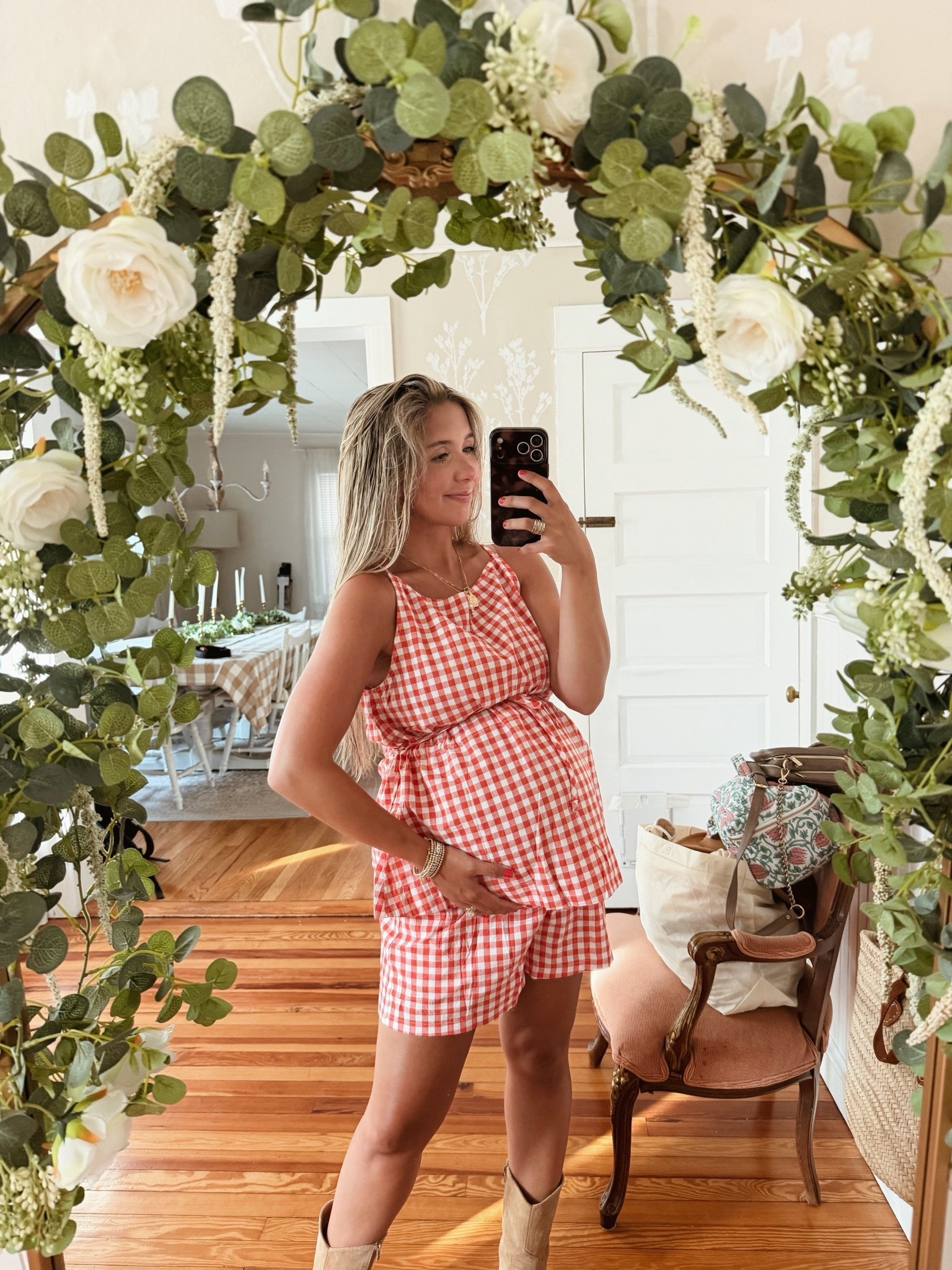 My outfit for the rodeo ft. the bump🤰🏼🇺🇸

#LTKBump #LTKgrwm #LTKootd