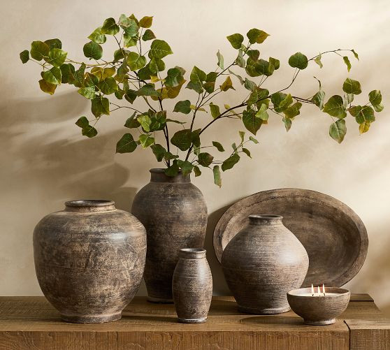 Rustic Brown Ceramic Collection | Pottery Barn (US)