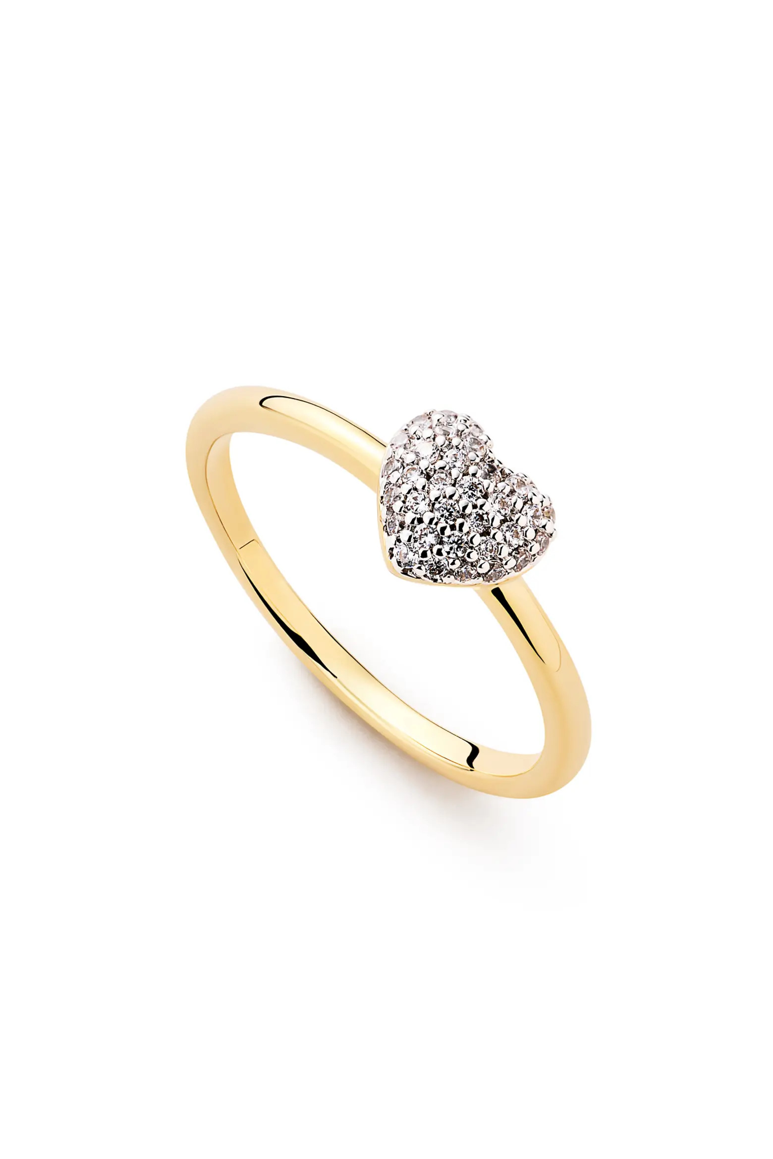 Ellery Cubic Zirconia Pavé Heart Ring (Women) | Nordstrom | Nordstrom