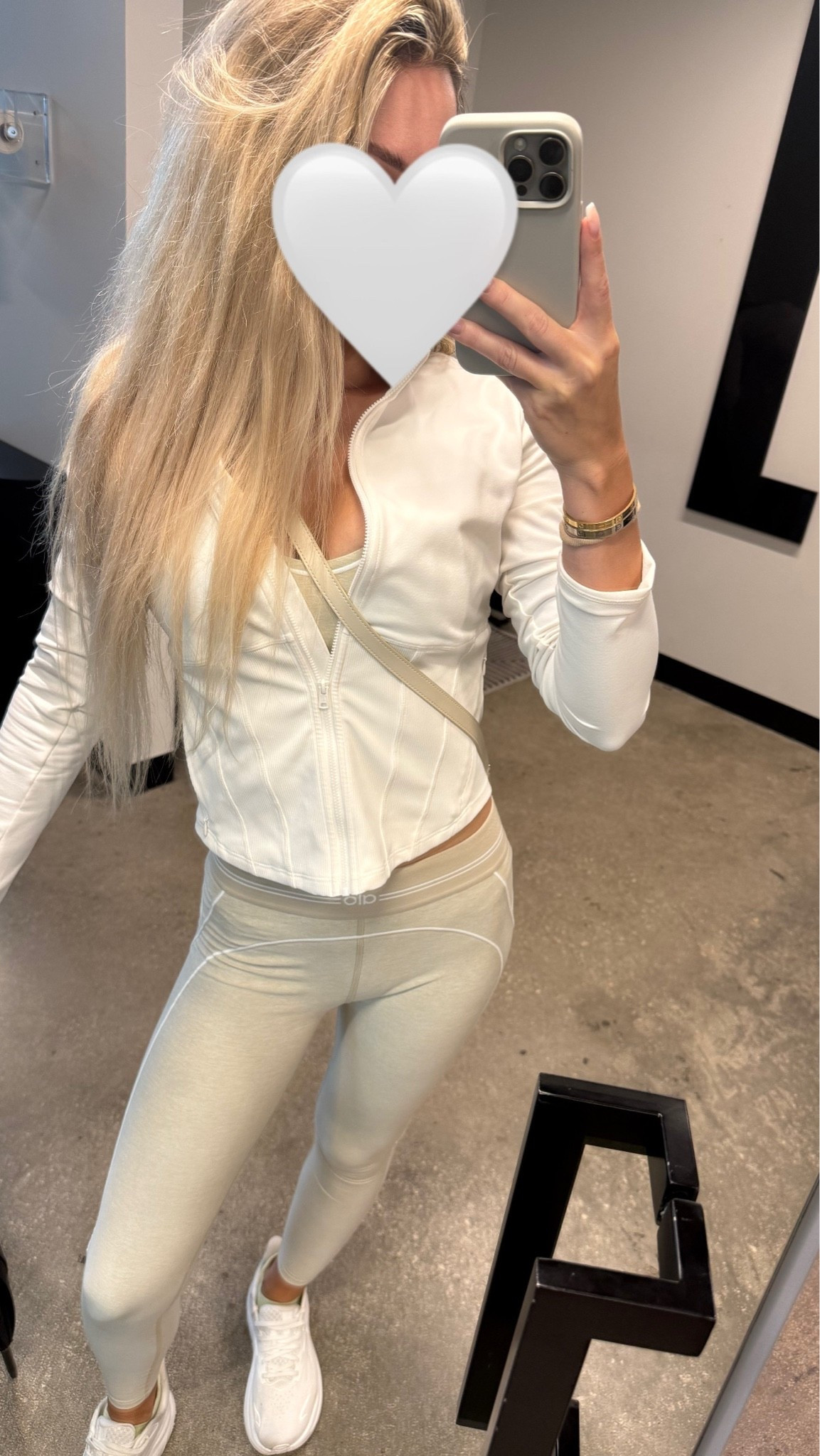Favorite Alo workout set at the moment that sculpts you and motivates you to keep going! Loving this oatmeal color combo. Wearing a Size S in pants, Size M in sports bra and size S in sweatshirt. True to size compared to other alo sets 🤍🤎🌾

#LTKootd #LTKfitnessgoals #LTKActive