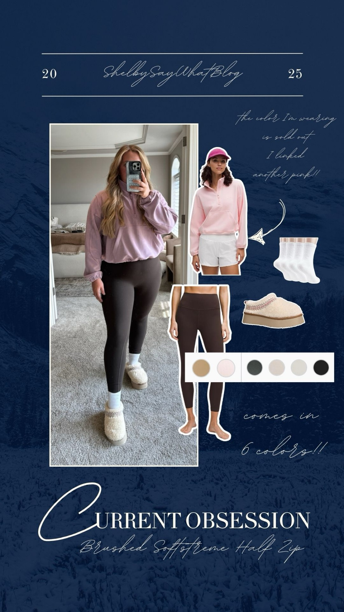 My favorite half zip from Lululemon! And it comes in 6 colors. Perfect for running errands! I wear a size 12/Large! 

#LTKTravel #LTKStyleTip #LTKMidsize