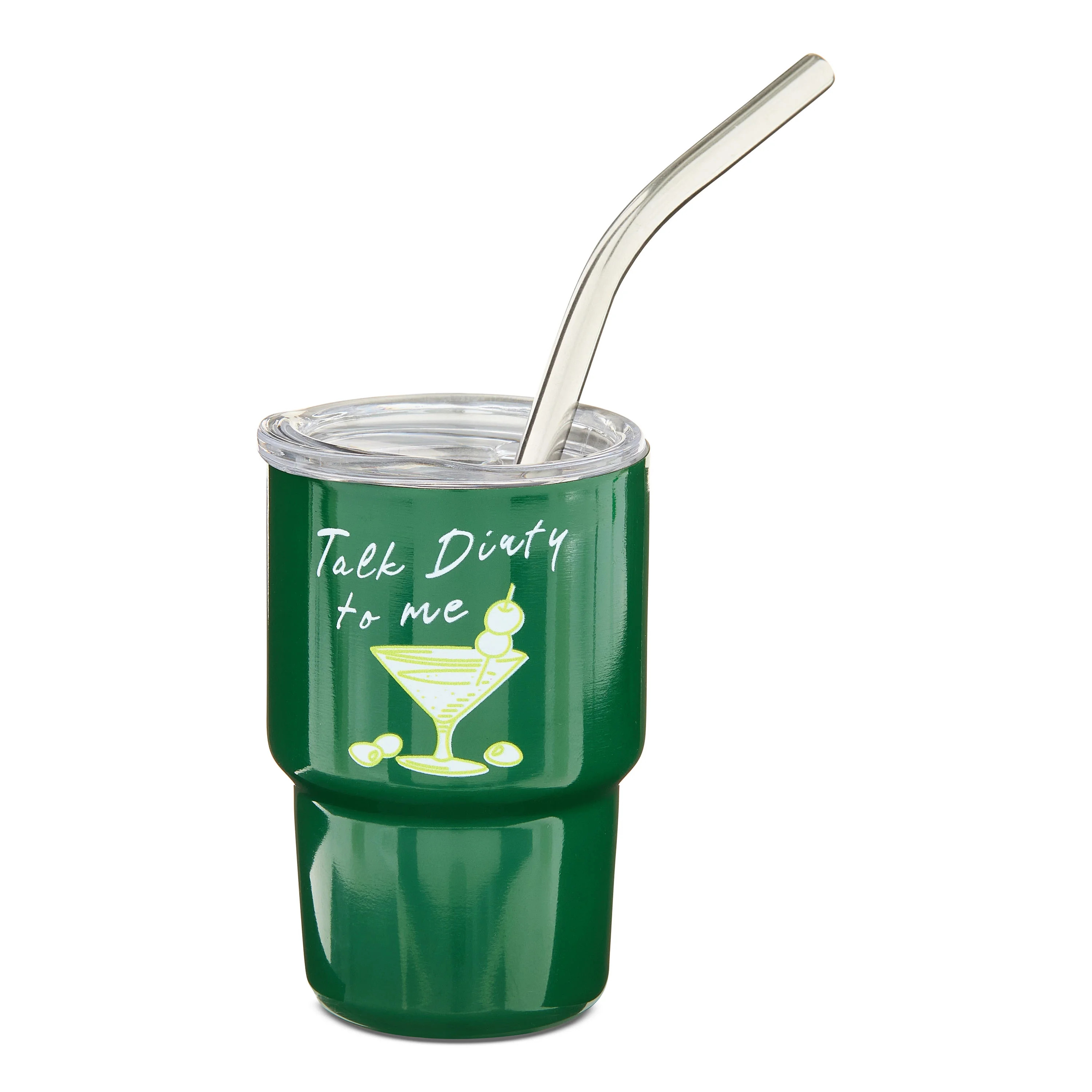 Stainless Steel Mini Tumbler, Talk Dirty To Me, 3 fl oz, Valentine's Day by Way To Celebrate | Walmart (US)