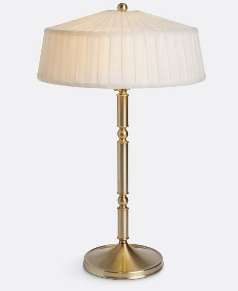 This pleated drum shade stick lamp is a perfect, unique-but-classic, piece.  And, there are so many beautiful gold (or black) lamps to choose from.  

#LTKlamps

Table lamp
Pleated shade
Gold lamp
Stick lamp
Skinny lamp
Tall lamp 


#LTKHome