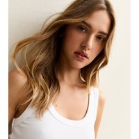 Women's White Wide Trim Scoop Vest Top New Look | New Look (UK)