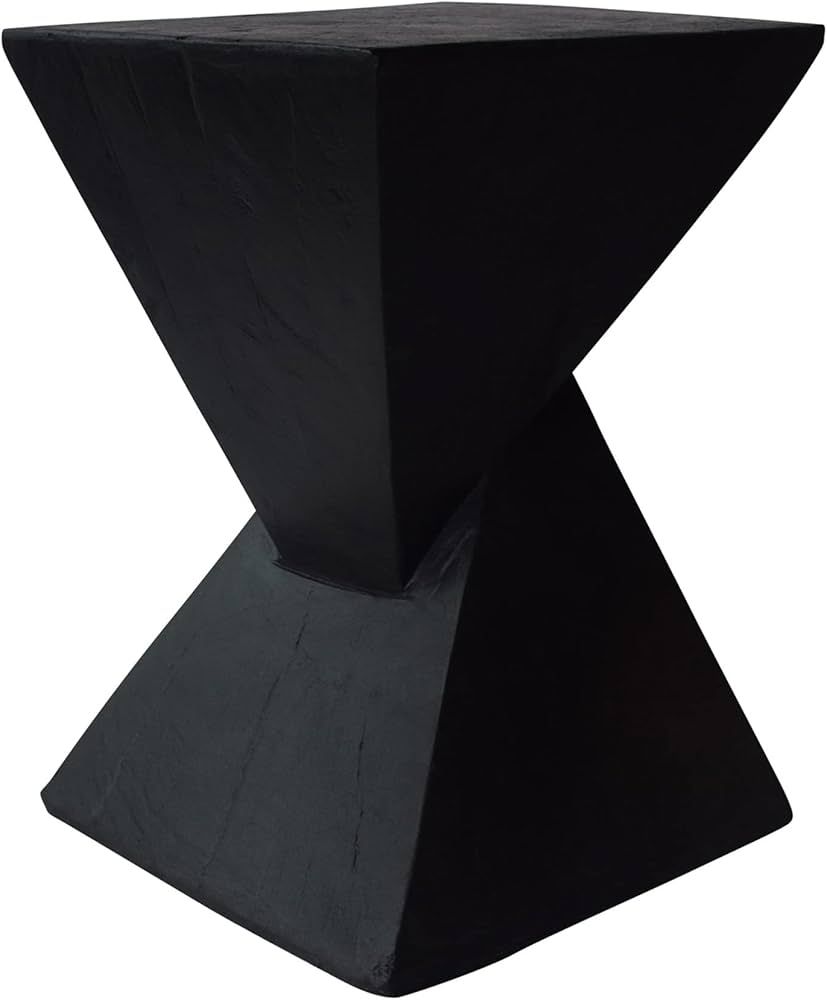 Christopher Knight Home Jerod Light-Weight Concrete Accent Table, Black | Amazon (US)