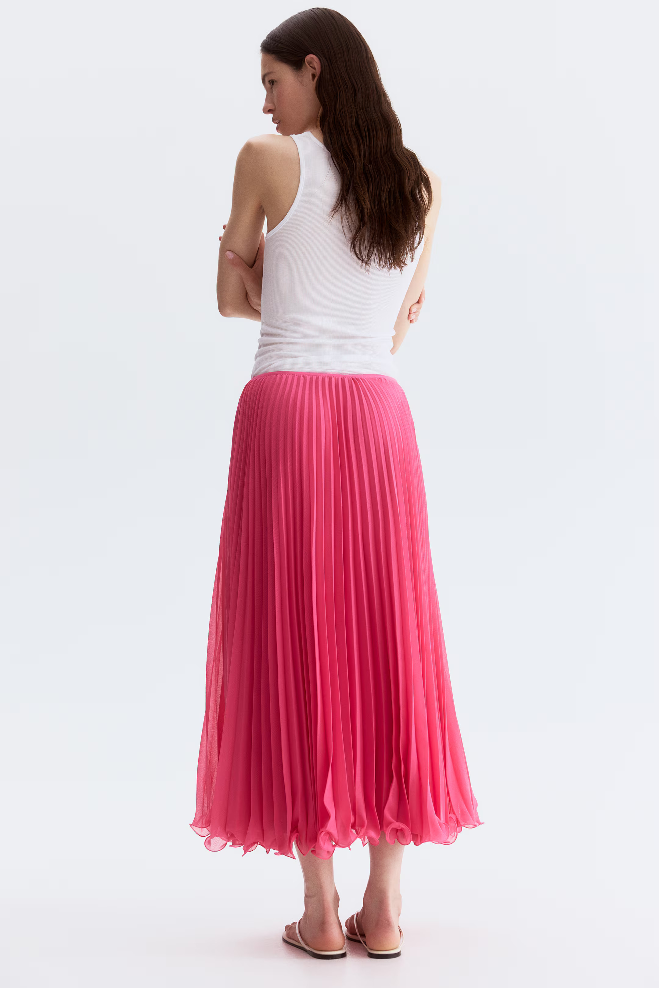 Sheer Pleated Skirt | H&M (US + CA)