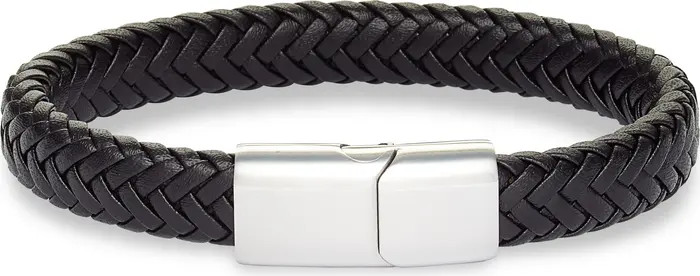 Men's Woven Leather Bracelet | Nordstrom Canada