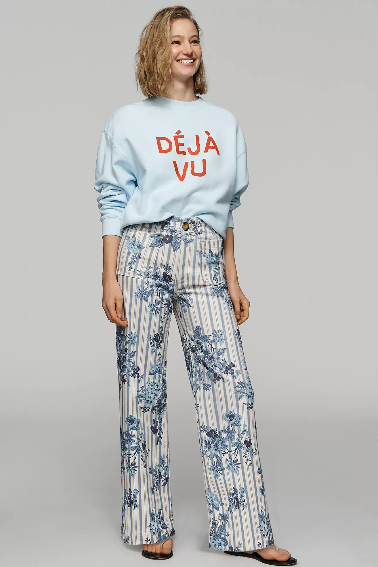 Colette High-Rise Wide-Leg Jeans by Maeve | Anthropologie (US)