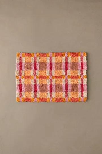 Plaid Tufted Shaggy Rug | Urban Outfitters (US and RoW)
