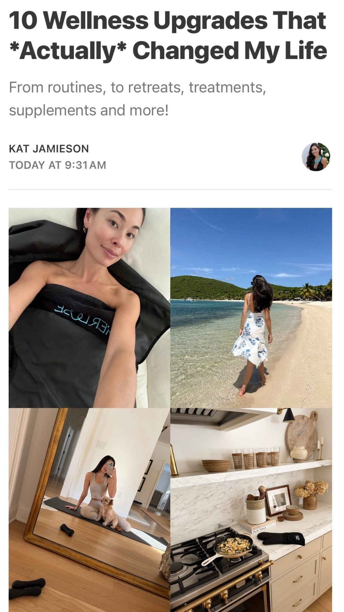 All the details on Substack 🤍 wellness, health. 

#LTKfitnessgoals #LTKmorningroutine #LTKActive